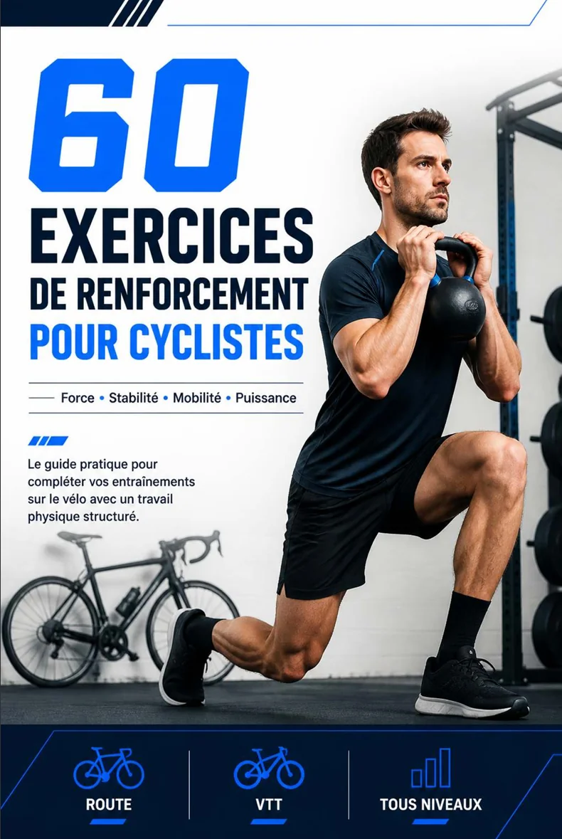 Page illustrée du guide de renforcement pour cyclistes 1